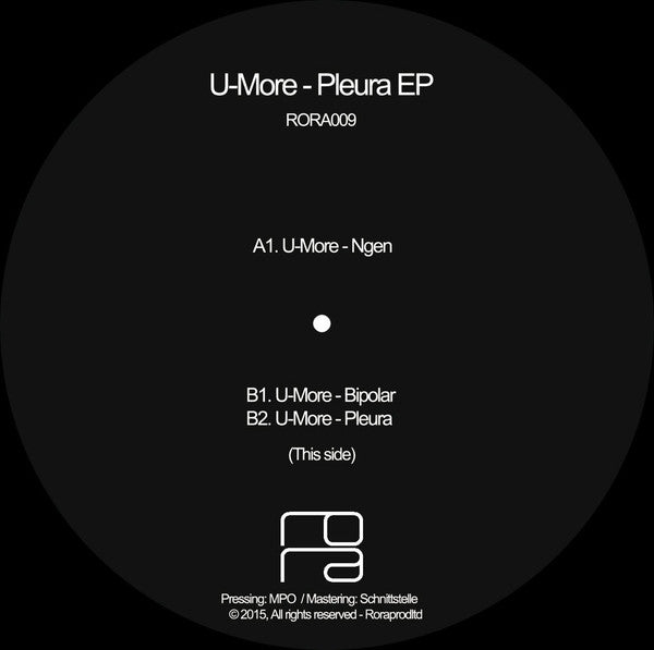 U-More : Pleura EP (12", EP)