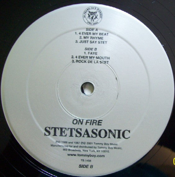 Stetsasonic : On Fire (2xLP, Album, RE)