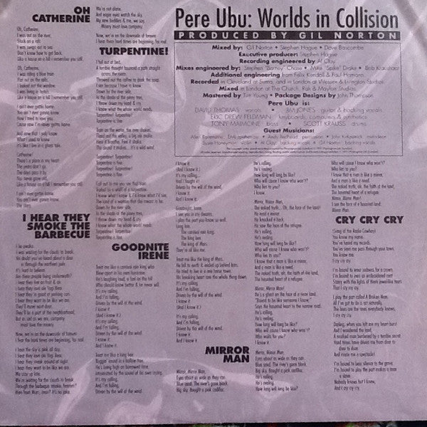 Pere Ubu : Worlds In Collision (LP, Album)