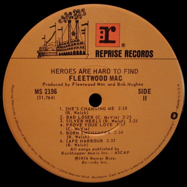 Fleetwood Mac : Heroes Are Hard To Find (LP, Album, RE)