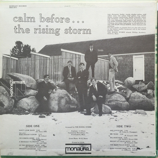 The Rising Storm : Calm Before... (LP, Album, Mono)