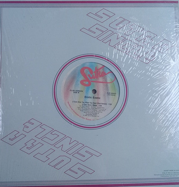 Erotic Exotic : (I Can) Give You What You Need (12", Single)