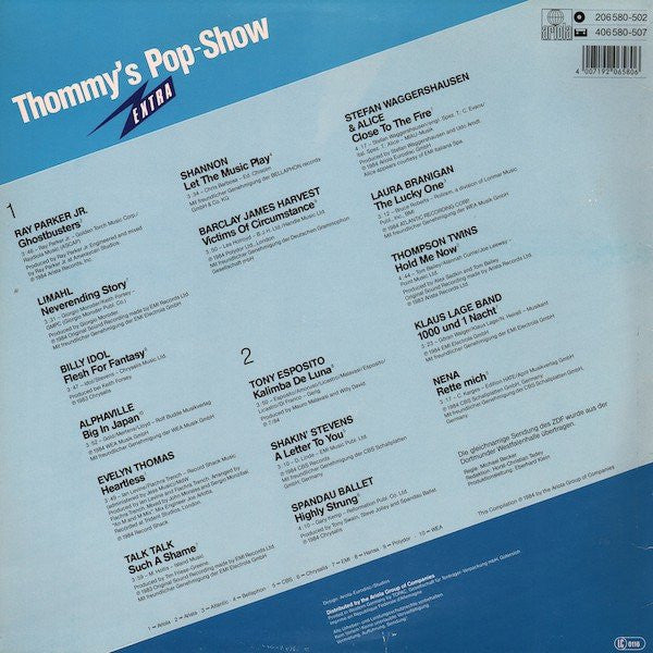 Various : Thommy's Pop-Show Extra (LP, Comp)