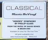 Philip Glass From The Music Of David Bowie & Brian Eno : "Heroes" Symphony (LP, Album, RE)