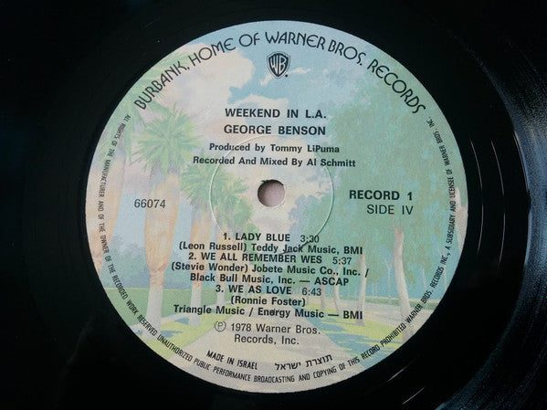 George Benson : Weekend In L.A. (2xLP, Album, Gat)