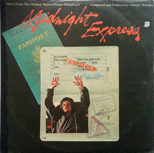 Giorgio Moroder : Midnight Express (Music From The Original Motion Picture Soundtrack) (LP, Album)