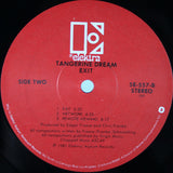 Tangerine Dream : Exit (LP, Album, SP )