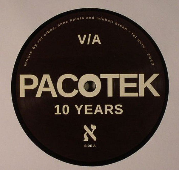 Various : pacotek 10 years (12", EP)