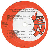 Preston Love : Preston Love's Omaha Bar-B-Q (LP, Album, RE, Gre)