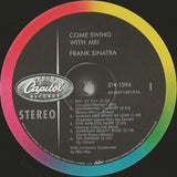 Frank Sinatra : Come Swing With Me! (LP, Album, RE)