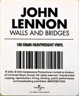 John Lennon : Walls And Bridges (LP, Album, RE, RM, 180)