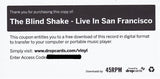 The Blind Shake : Live In San Francisco (12", Album)