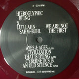 Hieroglyphic Being & J.I.T.U. Ahn-Sahm-Buhl : We Are Not The First (2xLP, Album, Pur)