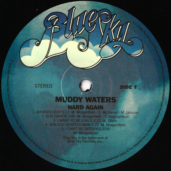 Muddy Waters : Hard Again (LP, Album, RE, 180)