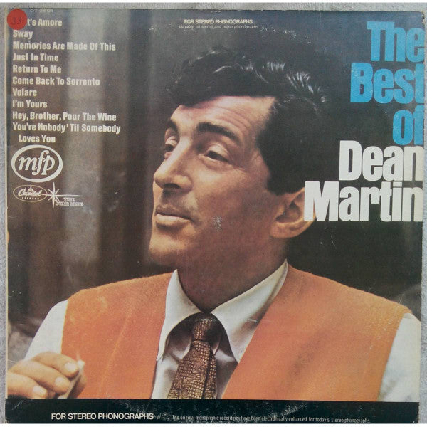 Dean Martin : The Best Of Dean Martin (LP, Comp)