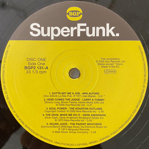 Various : SuperFunk (2xLP, Comp)