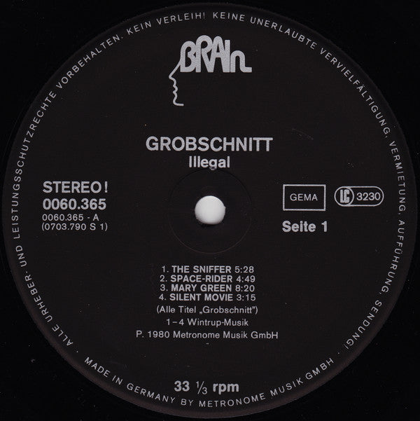 Grobschnitt : Illegal (LP, Album)