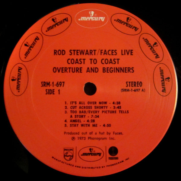 Rod Stewart / Faces (3) : Coast To Coast Overture And Beginners (LP, Album, San)