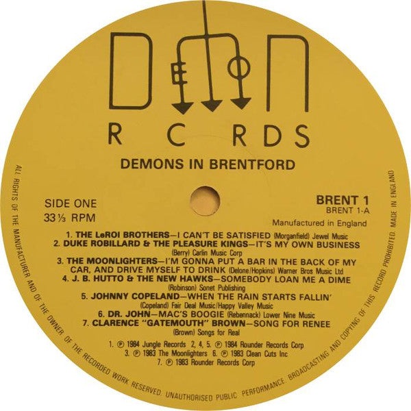 Various : Demons In Brentford (LP, Comp, Smplr)