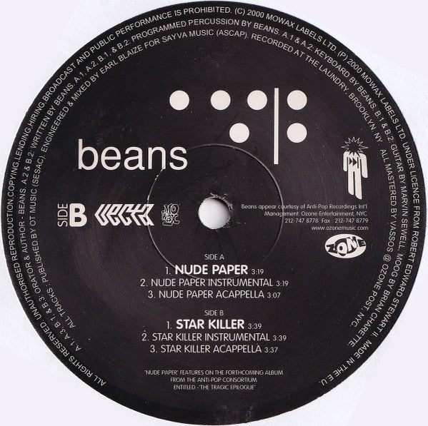 Beans : Nude Paper / Star Killer (12")