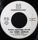 The Three Degrees : Down In The Boondocks / Warm Weather Music (7", Promo)