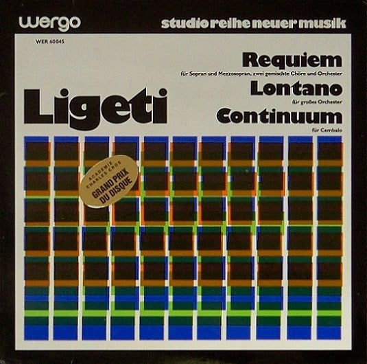 Ligeti* : Requiem / Lontano / Continuum (LP, Album, Club, RE)