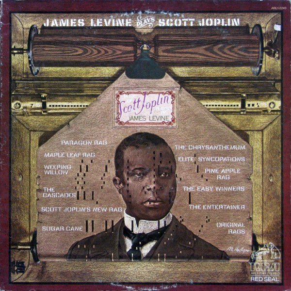 James Levine (2) : James Levine Plays Scott Joplin (LP, Album)
