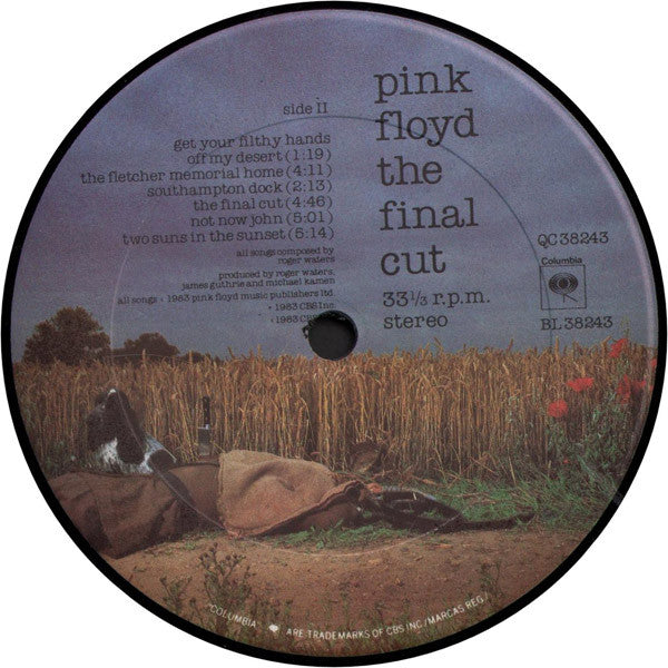 Pink Floyd : The Final Cut (LP, Album, Pit)