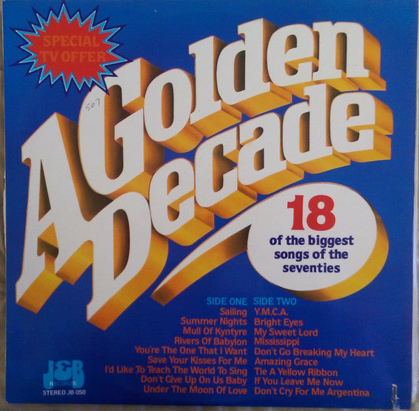 Various : A Golden Decade 18 Of The Biggest Songs Of The Seventies (LP, Comp)