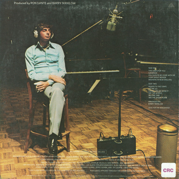 Barry Manilow : This One's For You (LP, Album, RP)