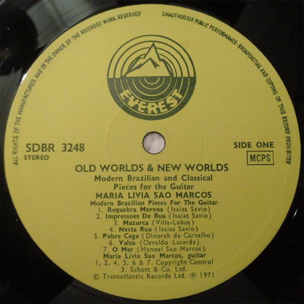 Maria Livia Sao Marcos : Old Worlds & New Worlds (LP)