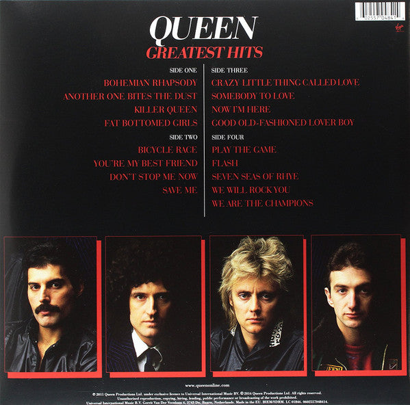 Queen : Greatest Hits (2xLP, Comp, RE, RM, Gat)