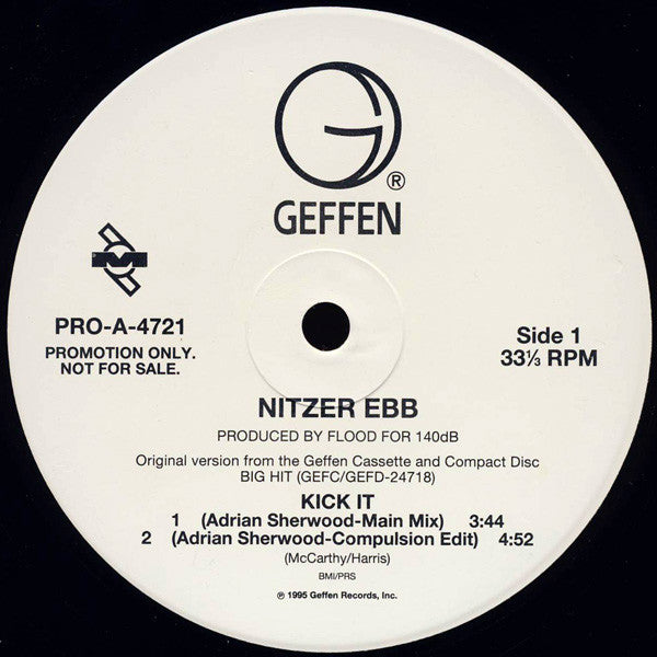 Nitzer Ebb : Kick It (12", Single, Promo)