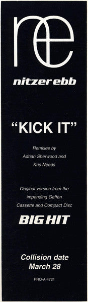 Nitzer Ebb : Kick It (12", Single, Promo)