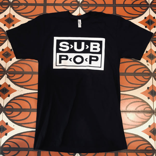 Sub Pop Logo Black/White T-Shirt